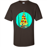 Funny Pizza Ugly Christmas Sweater Xmas Pizza Tree - Shirt