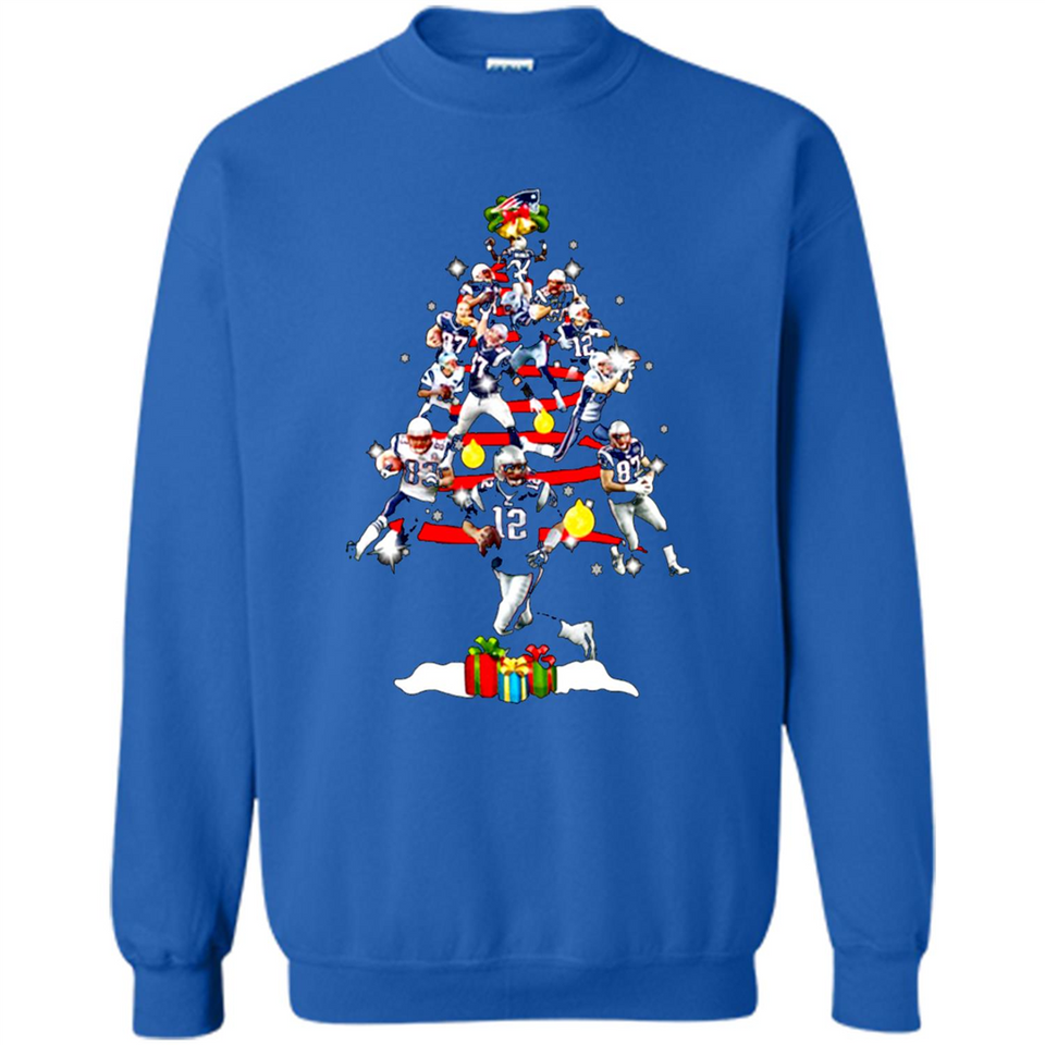NEW ENGLAND PATRIOTS PLAYERS CHRISTMAS TREE PINGPONG