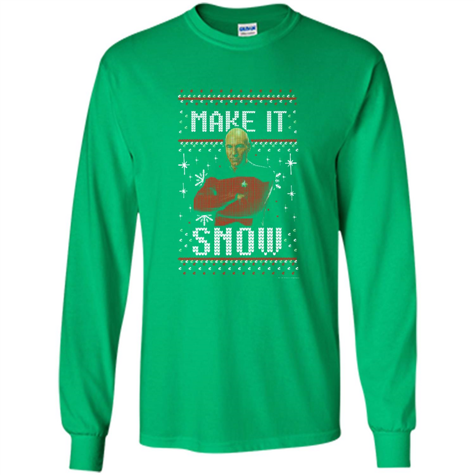 Make It Snow Jean-Luc Picard Star Trek PINGPONG