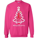 Christmas tree Nurse merry Christmas - Sweatshirt