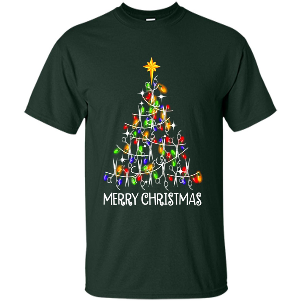 Hairstylist Merry Christmas Hairstylist Scissors Christmas Tree PING PONG