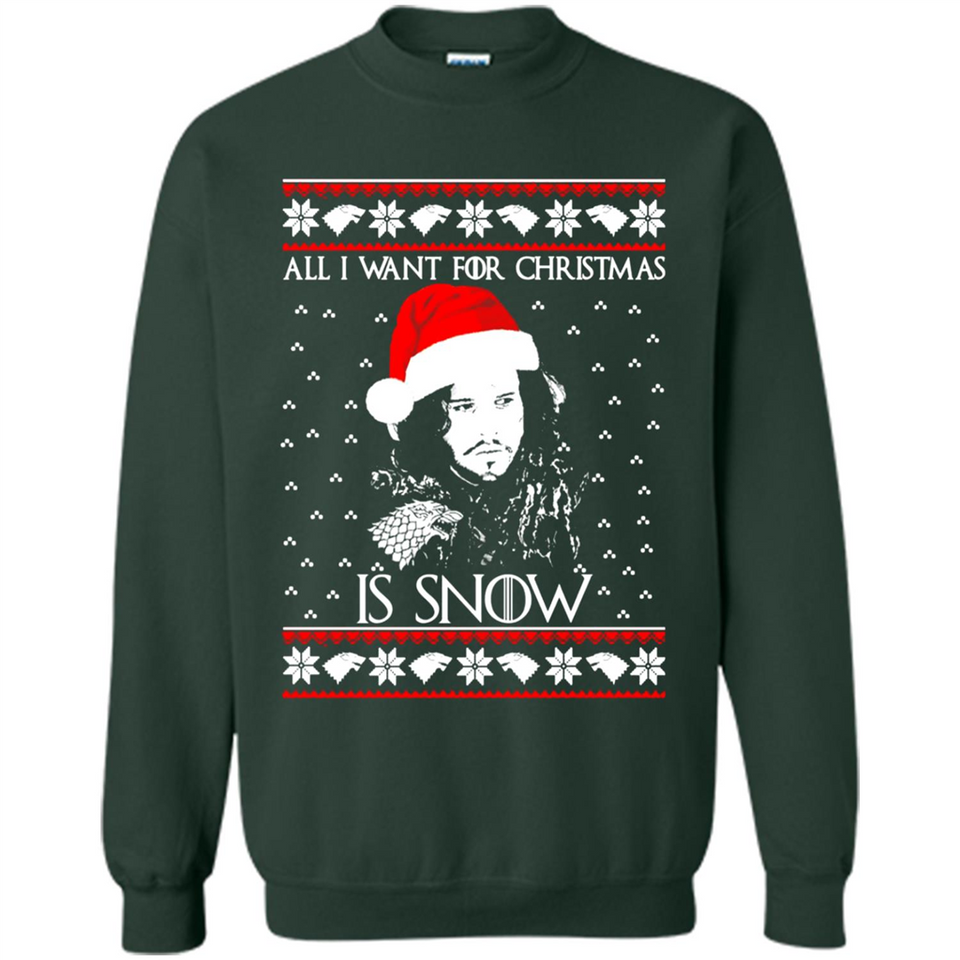 All I Want for Christmas is Snow ugly sweater PINGPONG