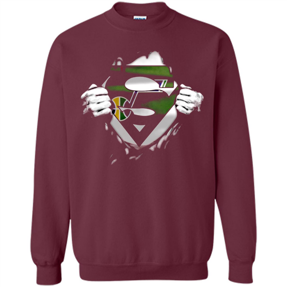 Utah Jazz And Superman Fans - Sweatshirt