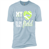 Seattle Seahawks Football My Heart is on that Field - Premium Short Sleeve T-Shirt