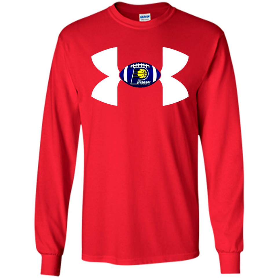 Indiana Pacers Under Armour Logo - Long Sleeve T-Shirt