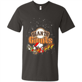 Snoopy Christmas San Francisco Giants - Men's V-Neck