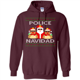 FUNNY POLICE NAVIDAD T-SHIRT Santa Christmas Party - Hoodie