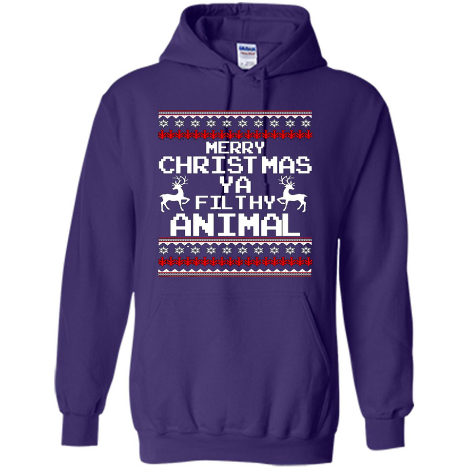 Merry Christmas ya filthy animal ulgy sweater PINGPONG