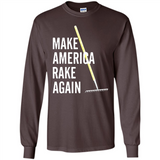 Make America Rake Again California Fires Paradise Youth T-Shirt PINGPONG - Long Sleeve T-Shirt