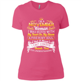 I'm A November Woman-Queen November - Ladies' Boyfriend T-Shirt