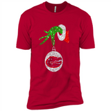 Funny Florida Gators Glitter Grinch Monogram Ornament Christmas Gift - Premium Short Sleeve T-Shirt