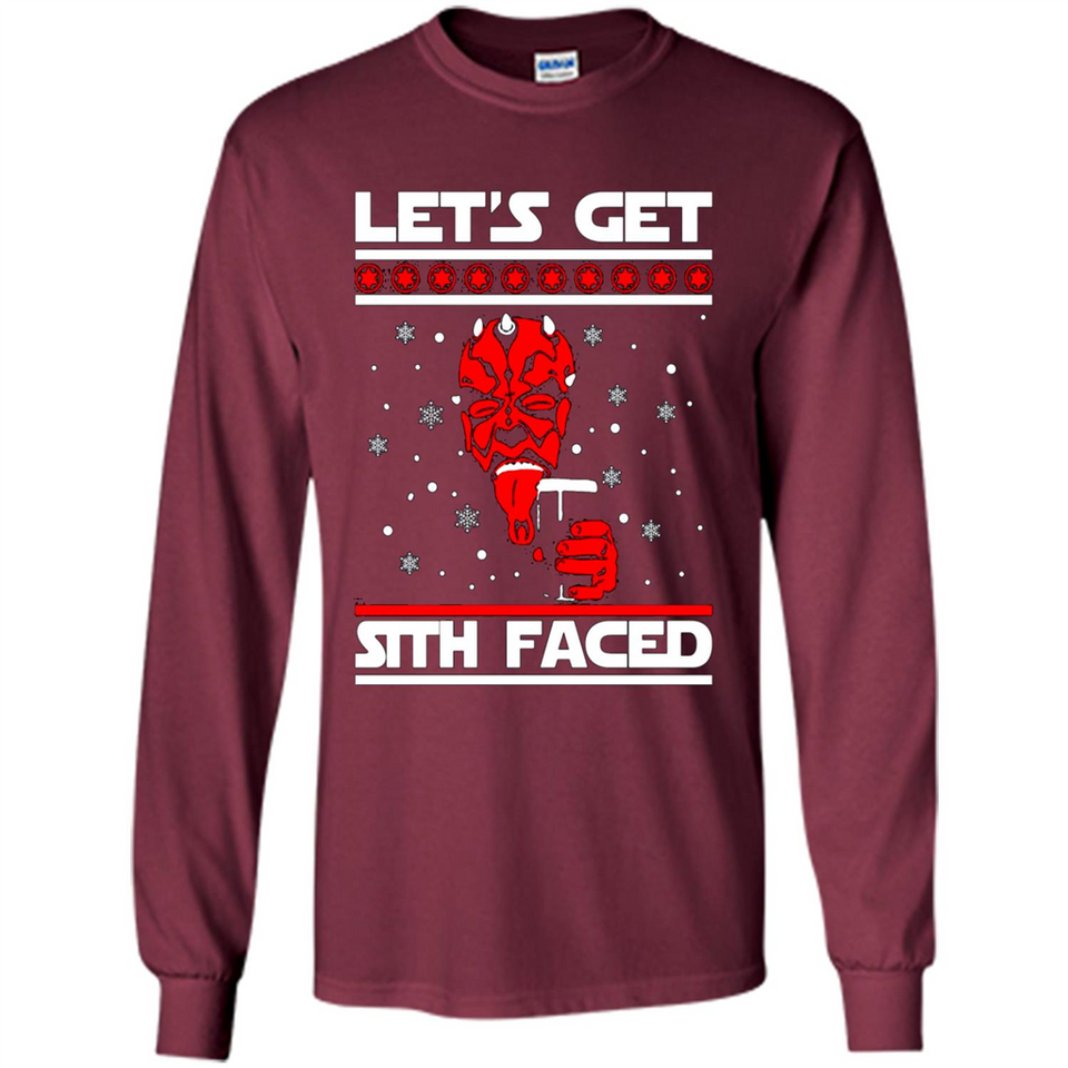Let’s get sith faced Christmas sweatshirt PINGPONG