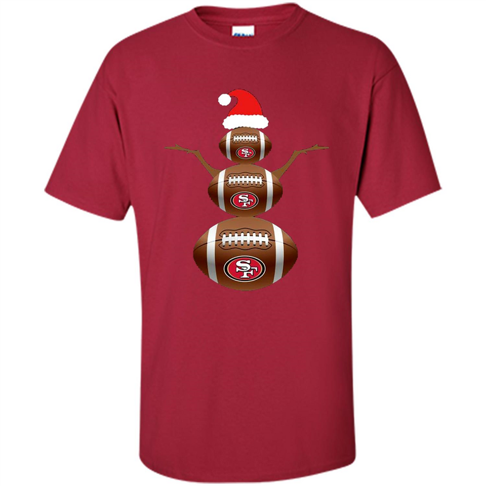 San Francisco 49ers NFL Dabbing Snowman Xmas