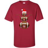 San Francisco 49ers NFL Dabbing Snowman Xmas