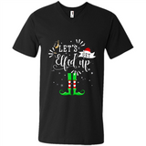 Let's Get Elfed Up Funny Drinking Wine Christmas Elf PINGPONG