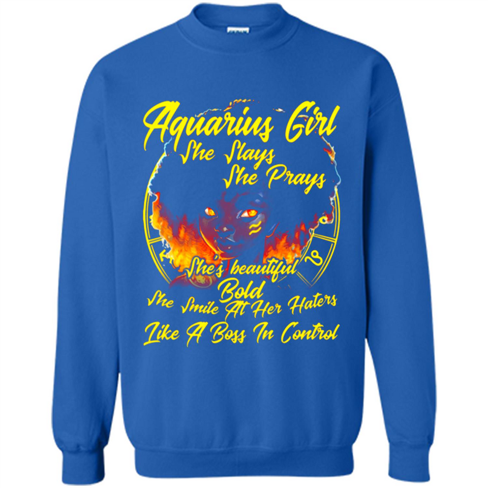 Aquarius Girl She Slays She Prays Zodiac Sign PINGPONG