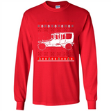 Christmas Ugly Sweater Automobile Ugly Christmas Sweater - Long Sleeve T-Shirt
