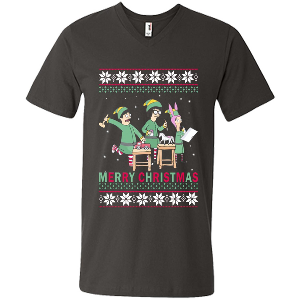 Bob’s burgers Elf Merry Christmas - Men's V-Neck