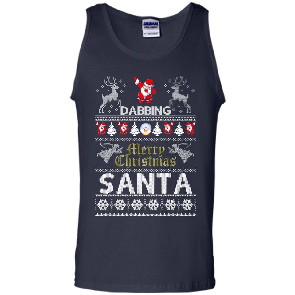 Dabbing Santa Ugly Christmas - Tank Top
