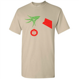 Funny Grinch Hand holding Doctor ornament Christmas Sporty T-Shirt - Shirt