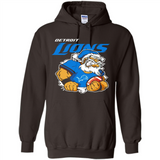 Grumpy Santa Claus Detroit Lions Football Team PINGPONG