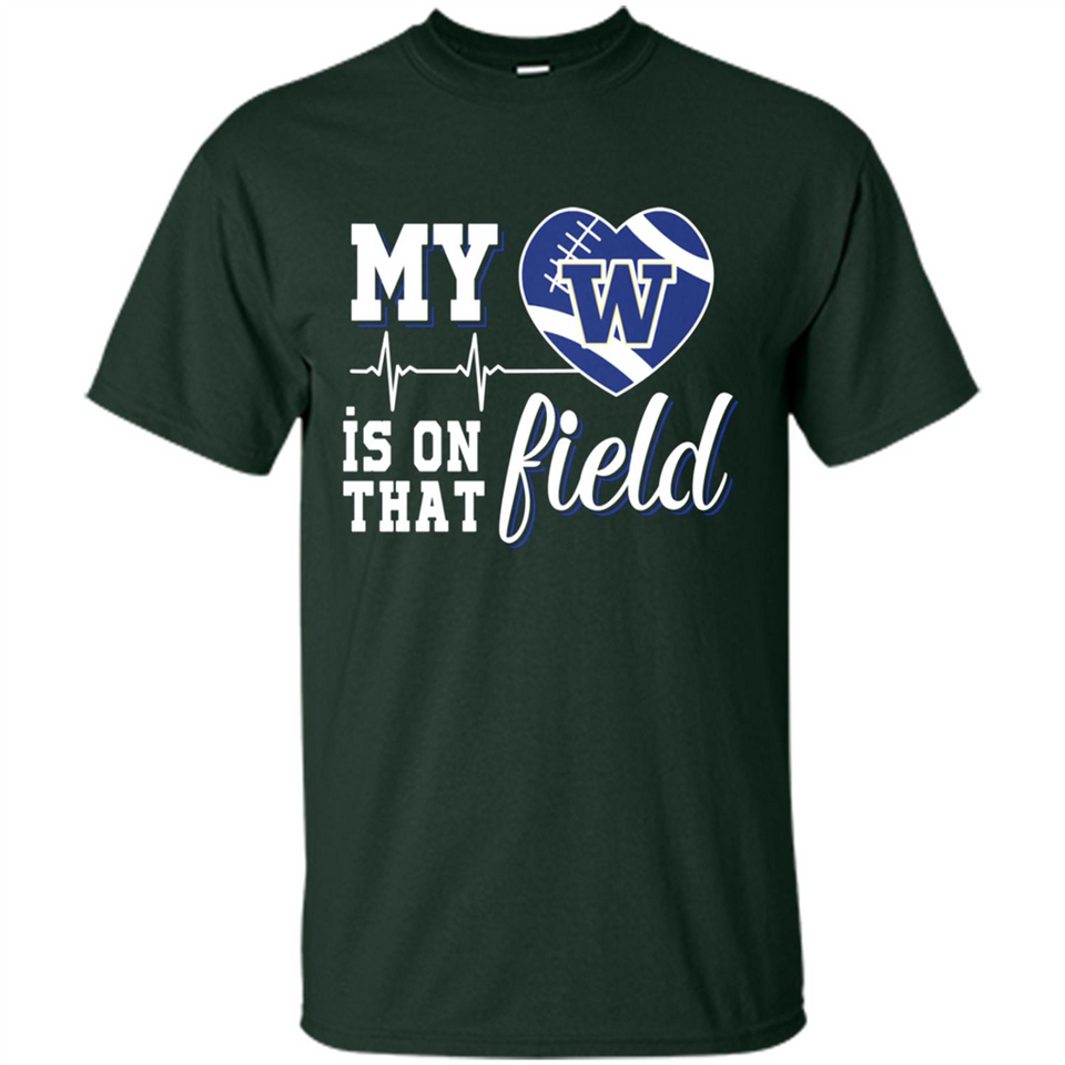 Washington Huskies Football My Heart is on that Field - Shirt