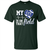 Washington Huskies Football My Heart is on that Field - Shirt