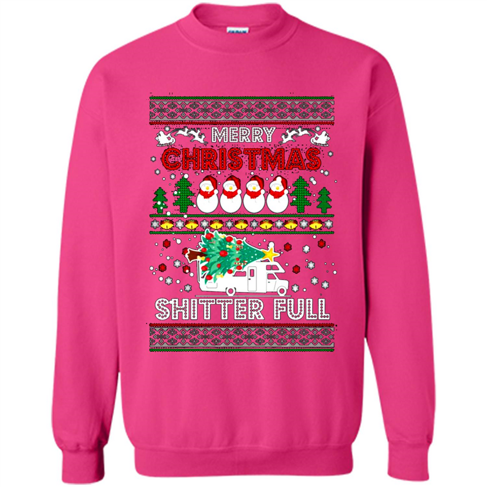 Merry Christmas Shitter Full Christmas Tree Snowman PING PONG