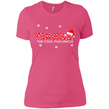 Mens Christmas Funcle The Cool Fun Uncle Definition Xmas - Ladies' Boyfriend T-Shirt