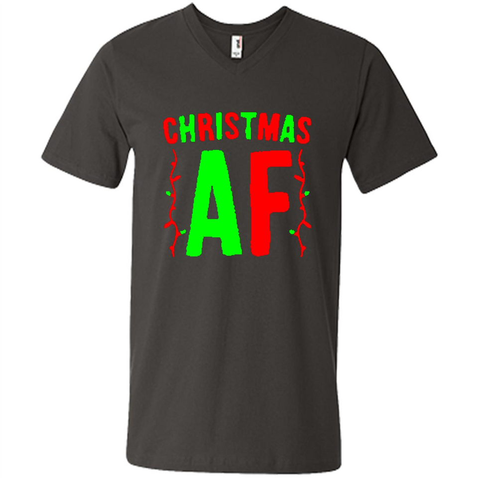 Christmas Ugly Sweater Christmas AF - Men's V-Neck