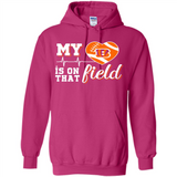 Cincinnati Bengals Football My Heart is on that Field - Hoodie