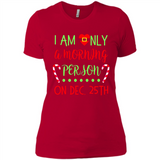 Funny Christmas Gift Santa - Ladies' Boyfriend T-Shirt