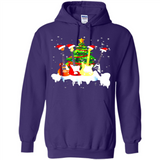 Santa Hat Electric Guitar Classical Guitar Christmas shirt Ladies' Boyfriend
