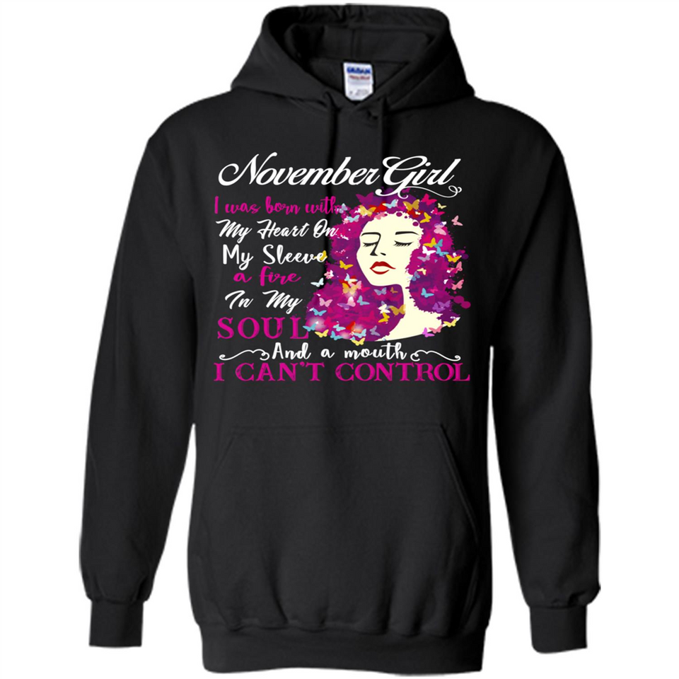 November Butterfly Girl - Hoodie