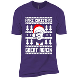 Fabulous Make Christmas Great Again Trump Ugly Christmas - Premium Short Sleeve T-Shirt