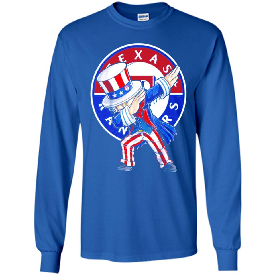 MLB TEXAS RANGERS UNCLE SAM DABBING INDEPENDENCE DAY
