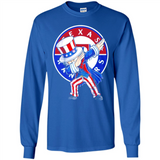 MLB TEXAS RANGERS UNCLE SAM DABBING INDEPENDENCE DAY