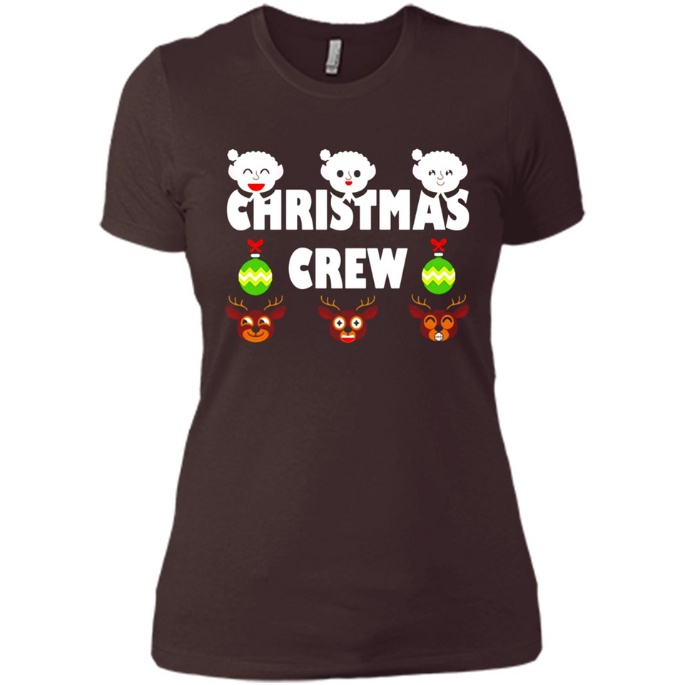 Christmas Crew Gifts Santa Elves Reindeer - Ladies' Boyfriend T-Shirt