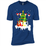 Santa Hat Electric Guitar Classical Guitar Christmas shirt Ladies' Boyfriend