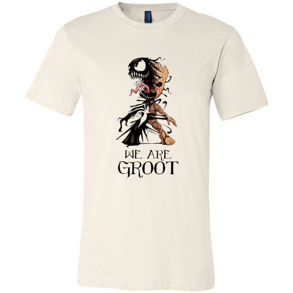 We Are Groot Venom MERCHCUTE - Canvas Unisex T-Shirt