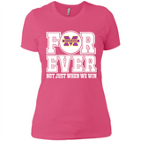 Michigan Wolverines Forever For ever not just when we win - Ladies' Boyfriend T-Shirt
