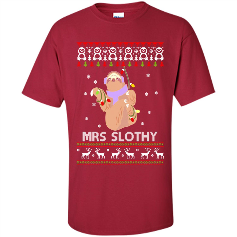 Mrs Slothy Christmas - Shirt