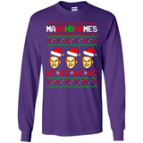 Patrick Mahomes Ma Ho Ho Homes Christmas sweatshirt PINGPONG - Long Sleeve T-Shirt