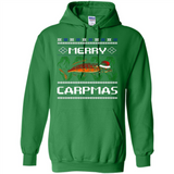 Santa Claus Carpmas Merry Carpmas Christmas Sweater PINGPONG - Hoodie
