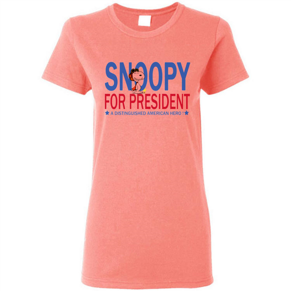 Snoopy for President - Ladies Short-Sleeve