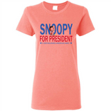 Snoopy for President - Ladies Short-Sleeve