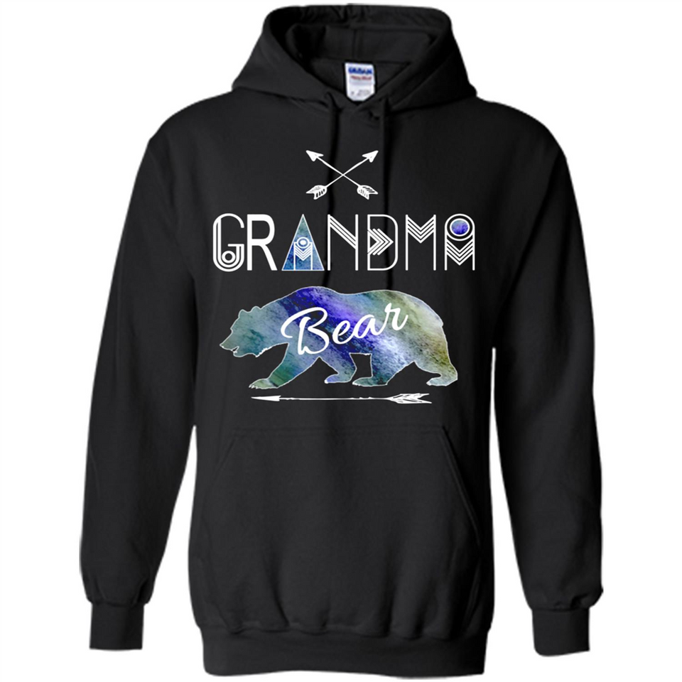 Grandma Bear Shirt Tribal Family Vacation & Camping Tee - Hoodie