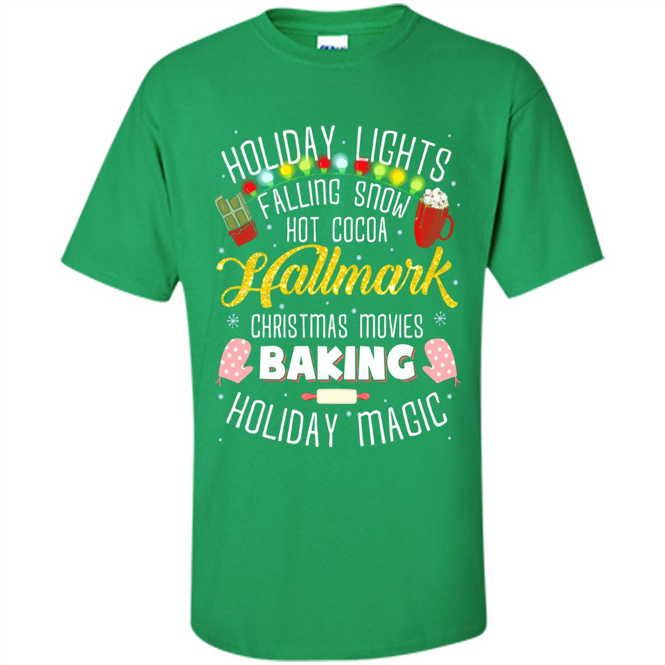 Holiday Lights Falling Snow Hot Cocoa Hallmark Christmas movie