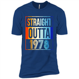 Retro Straight Outta 1978 40 Years Old - Premium Short Sleeve T-Shirt