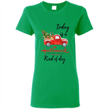 Today is A Hallmark Christmas Movies Kind of Day Sweatshirt - Ladies Short-Sleeve